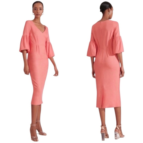 Veronica Beard Dresses & Skirts - VERONICA BEARD Amalita Dress in Melon Size XS/0 — STUNNINGLY BEAUTIFUL!!!